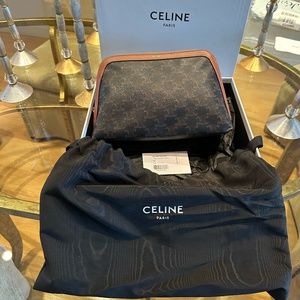 Celine Paris Large Cosmetic Pouch